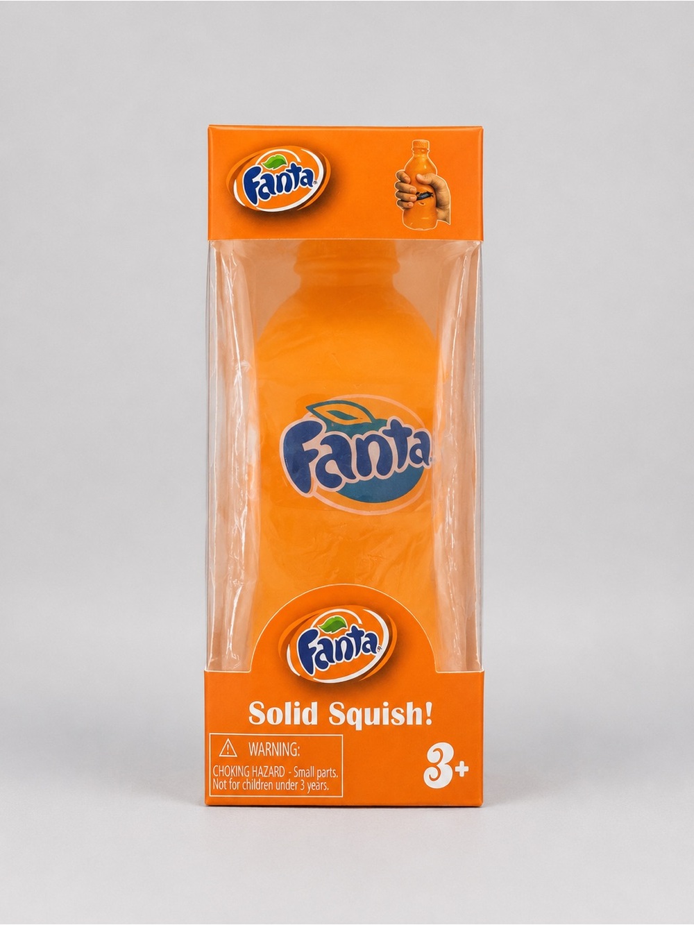 Fanta Orange Bottle Solid Squishy Squeeze Fidget Toy